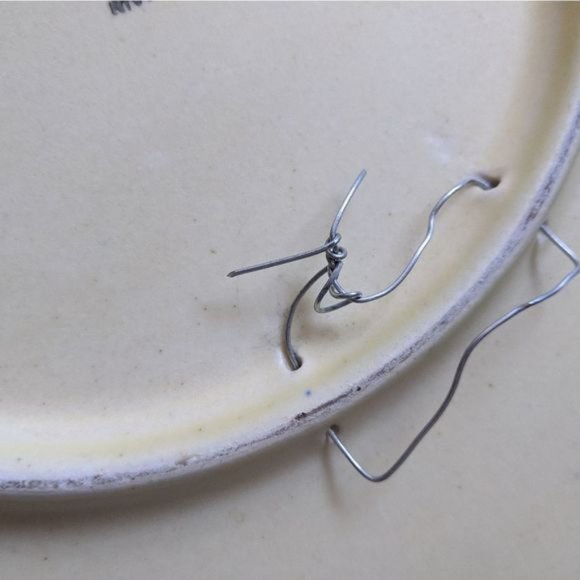 Antique 1930s Longwy handpainted cherry platter - Picture 9 of 13